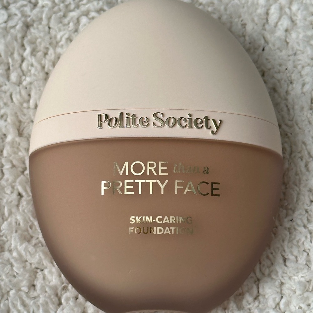 BNIB~~Polite Society More Than A Pretty Face Skin-Caring Foundation— Medium Warm